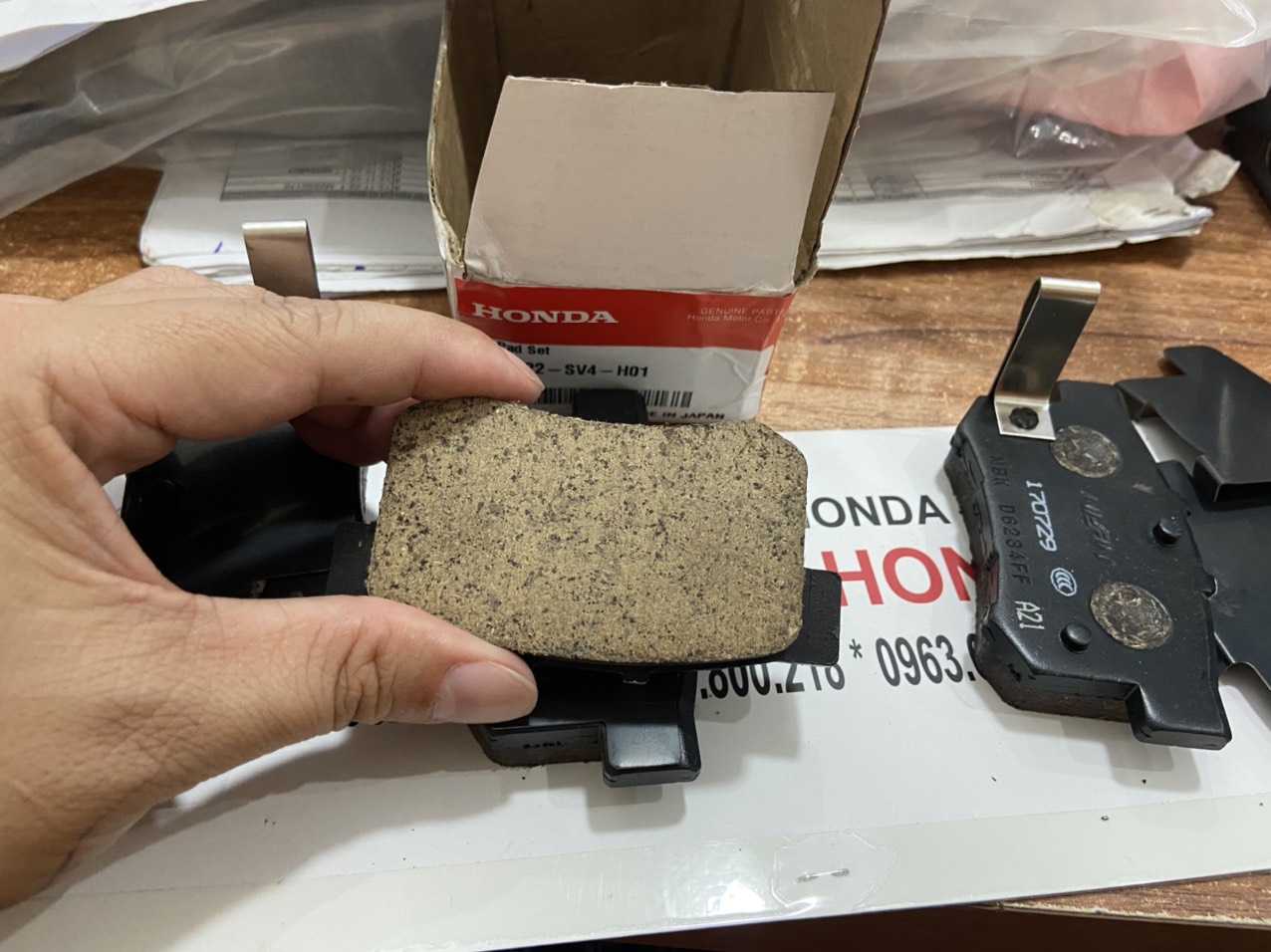 Má phanh sau xe Honda CIVIC 2006-2015